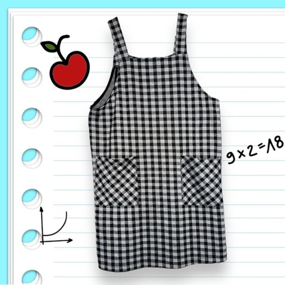 Nordstrom Good Luck Girl Gingham Jumper EUC